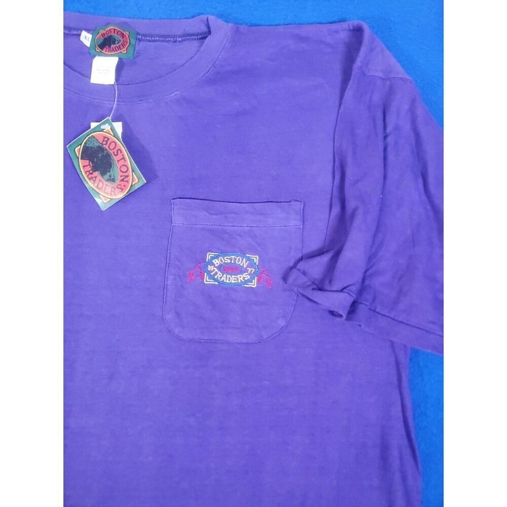 Vintage Boston Trader New With Tags T-Shirt Men's Size XL - Picture 2 of 16